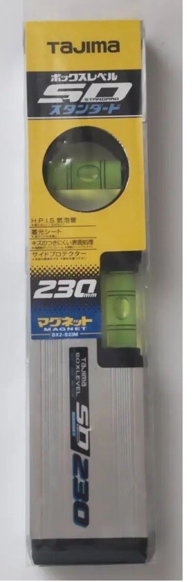 TAJIMA BOX LEVEL STANDARD WITH MAGNET (230mm) BX2-S23M