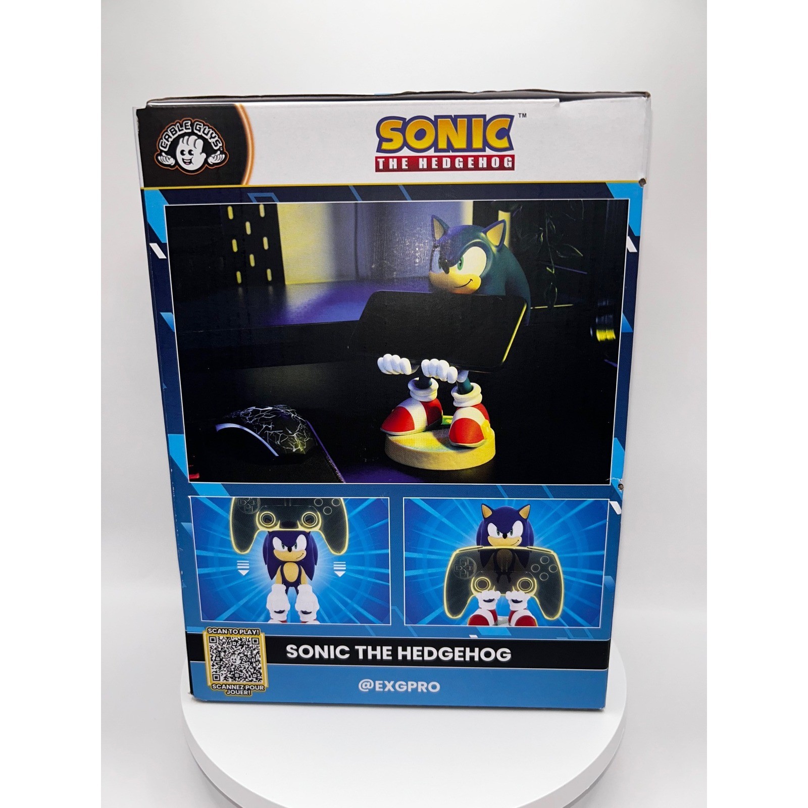 Sonic the Hedgehog Cable Guy Phone and Controller Holder EXG Pro SEGA Figure New