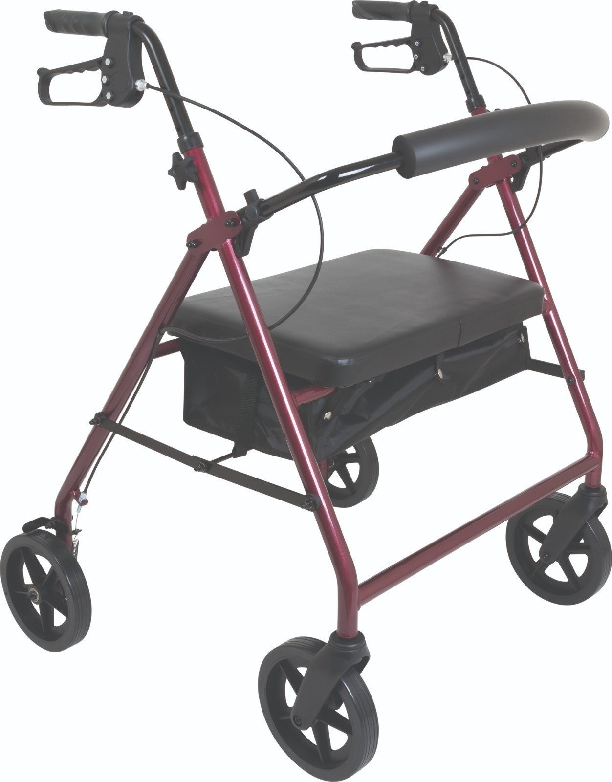 Bariatric Rollator with 8-inch Wheels