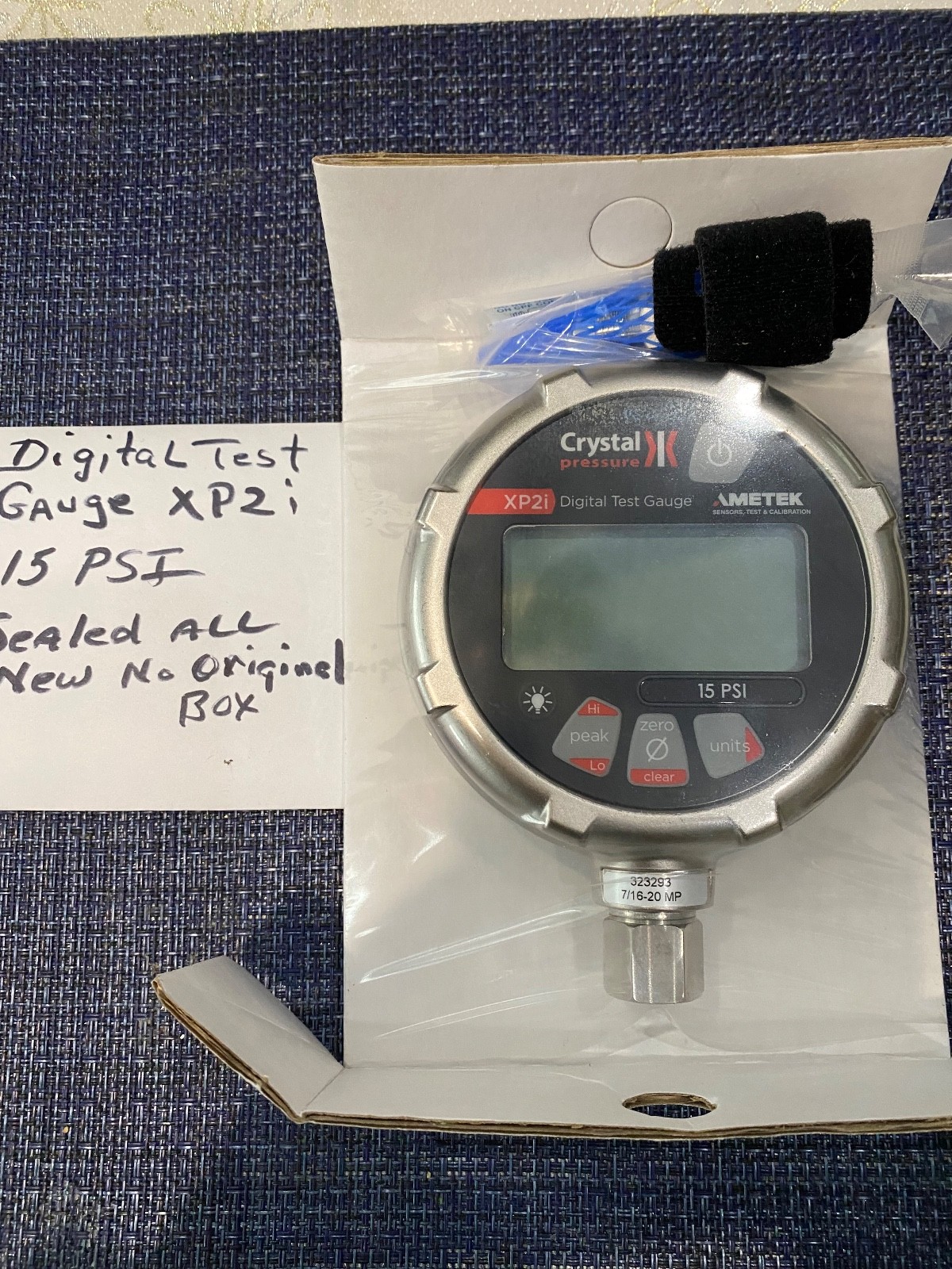 Crystal XP2i Digital Test Gauge 15,000 PSI New Sealed