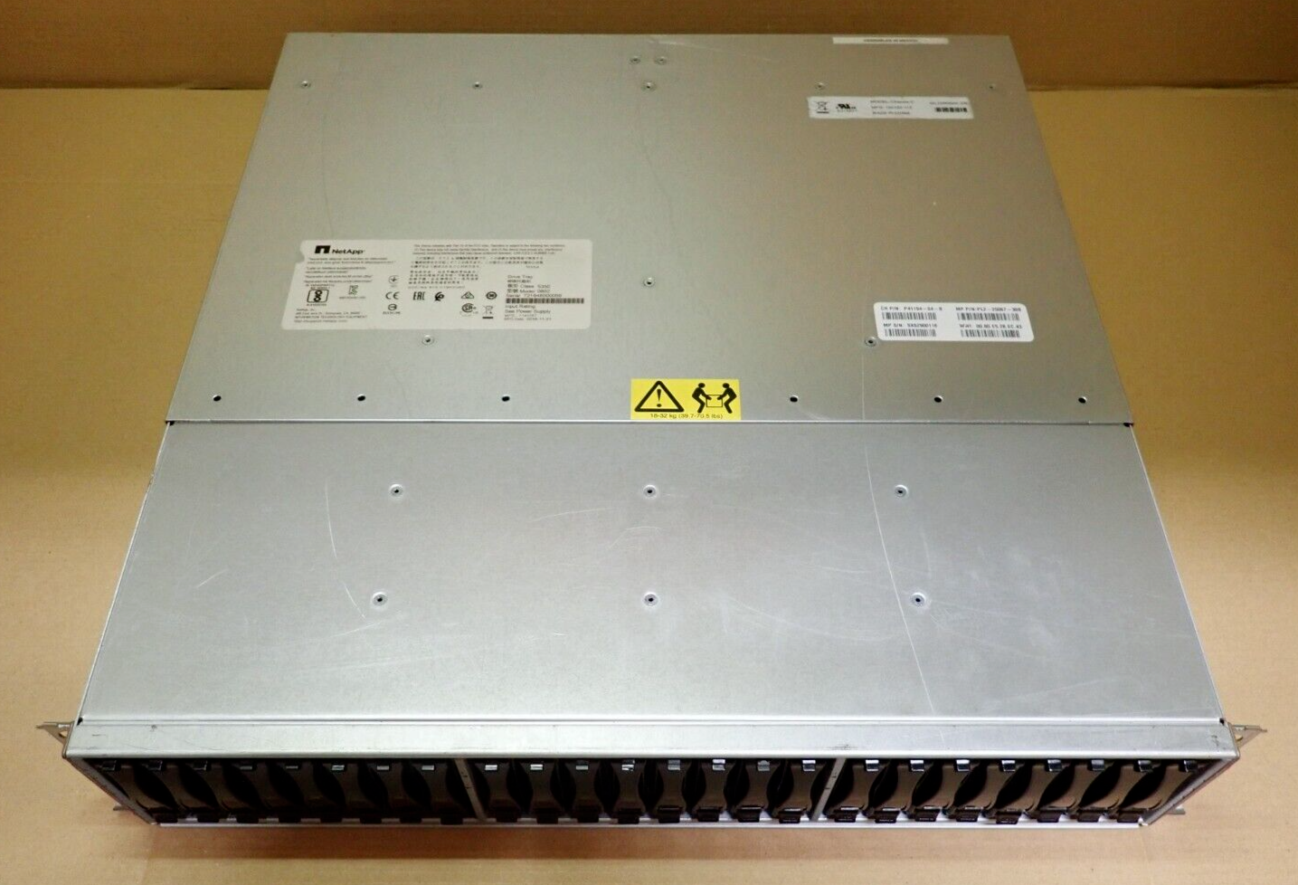 NetApp DE5600 24-Bay Storage Array with 23x 800GB SSD Dual Controller Dual PSU