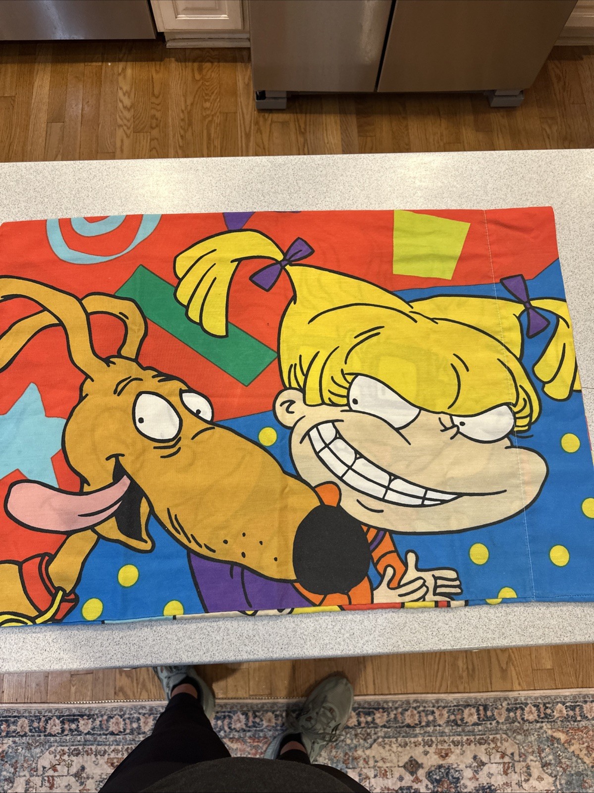 Vintage Rugrats Pillow Cases 2 GUC Preowned 90s Nickelodeon