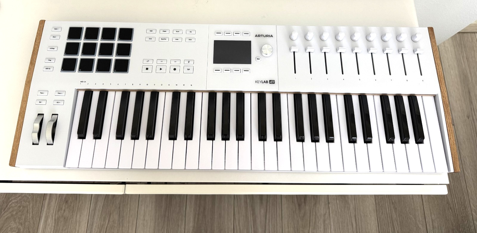 Arturia KeyLab 49 mk3 Professional MIDI Controller and Software (White)