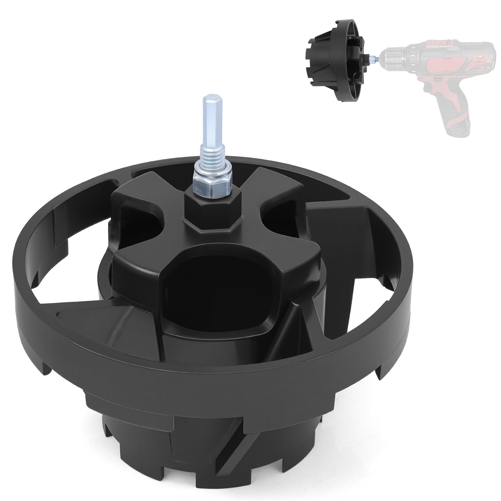Eudaimonia 3.5" Sprinkler Head Grass Cutter for Garden Lawn Common black