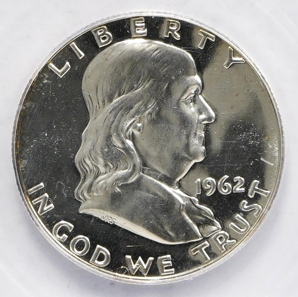 1962 Franklin Silver Half Dollar ICG PF67
