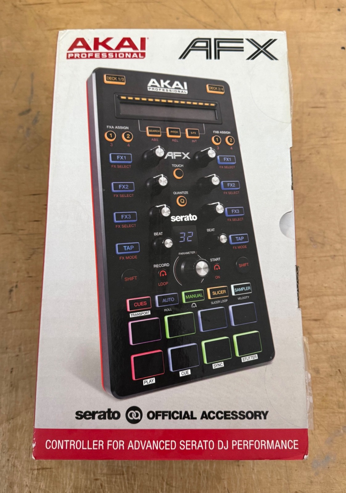 Akai AFX - Serato FX 4 Channel USB Pad DJ Controller/Mixer