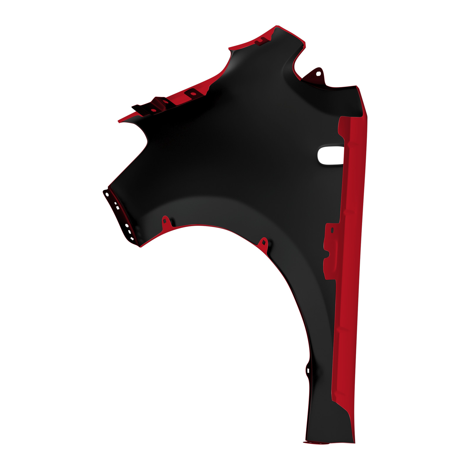 Fender for VW Up! LY3D Right Red 2012-2016 Front Painted New