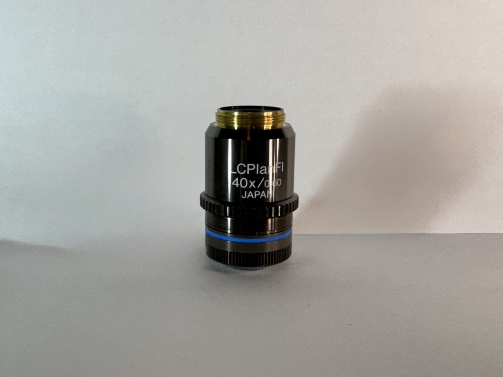 Olympus LCPlanFl 40×/0.60 ∞/0 Microscope Objective Lens-Correction Collar RMS