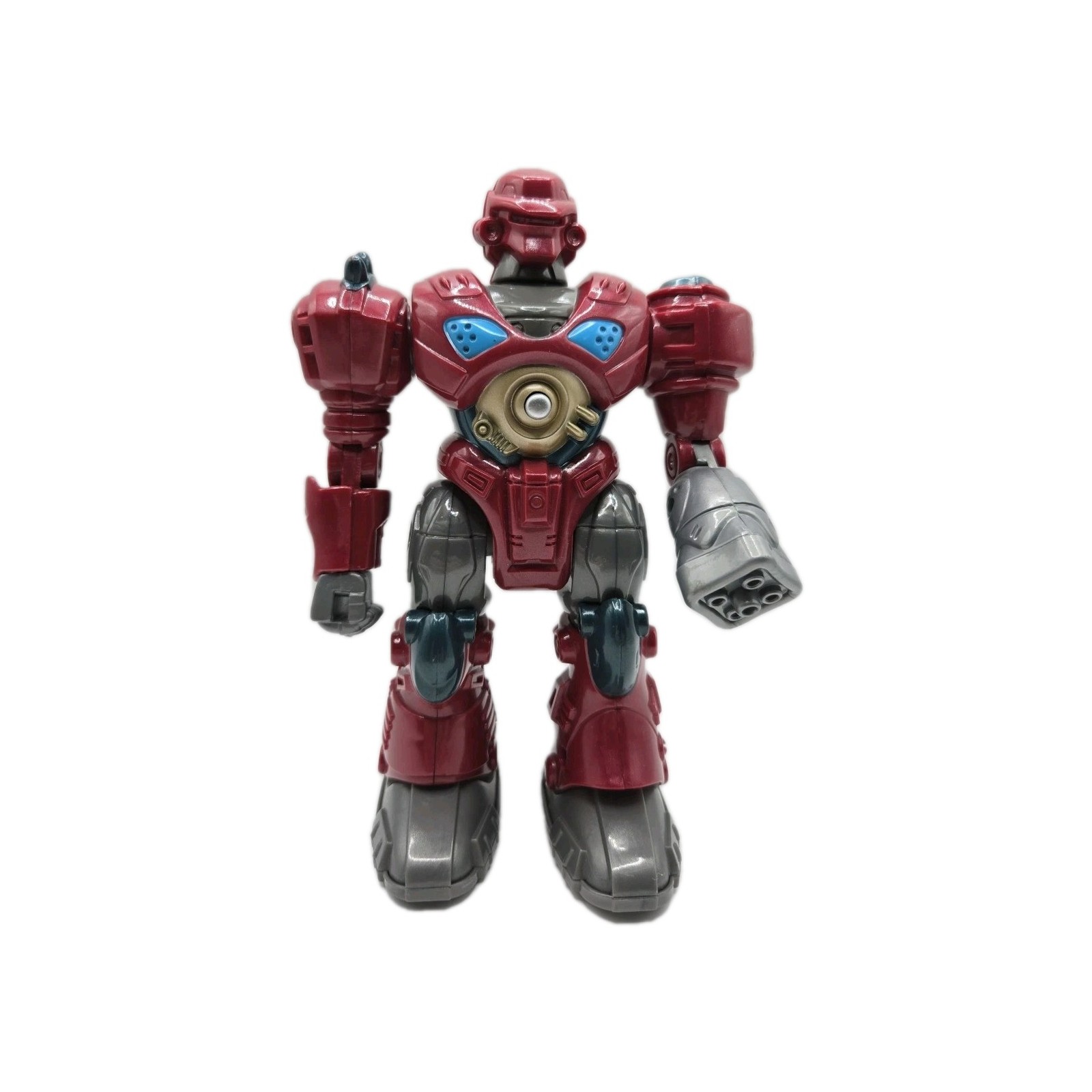 Hap-P-Kid M.A.R.S 7" Walking Cyber Bot Robot Walking Works Maroon Toy