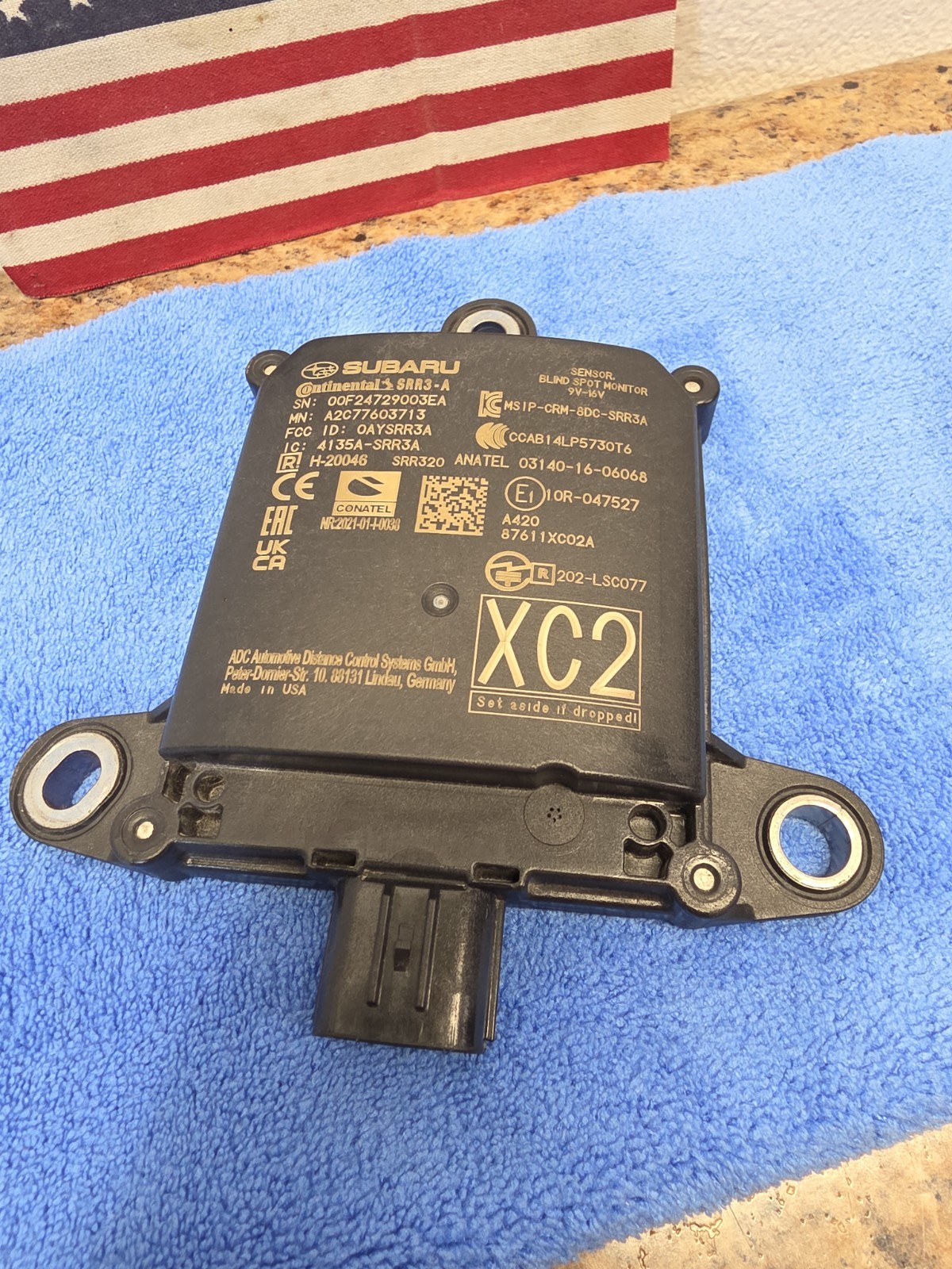 OEM 2024 2025 SUBARU OUTBACK REAR LEFT SIDE BLIND SPOT RADAR SENSOR MODULE 🇺🇸⭐