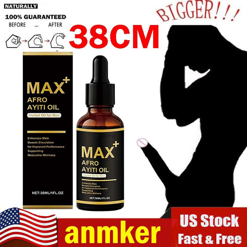 Max+ Afro Ayiti Oil Herbal Oil for Man Enhances Male Boosts Circulation USA