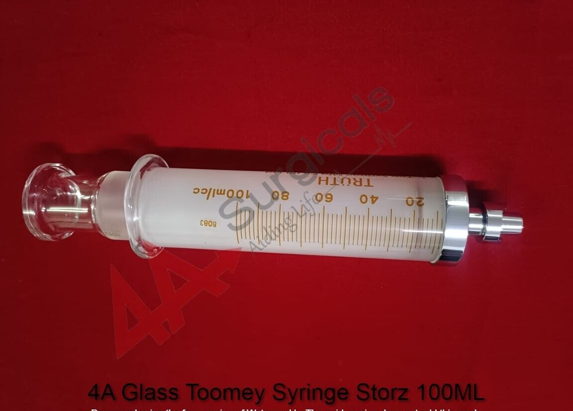 4A Glass Toomey Syringe 100ML