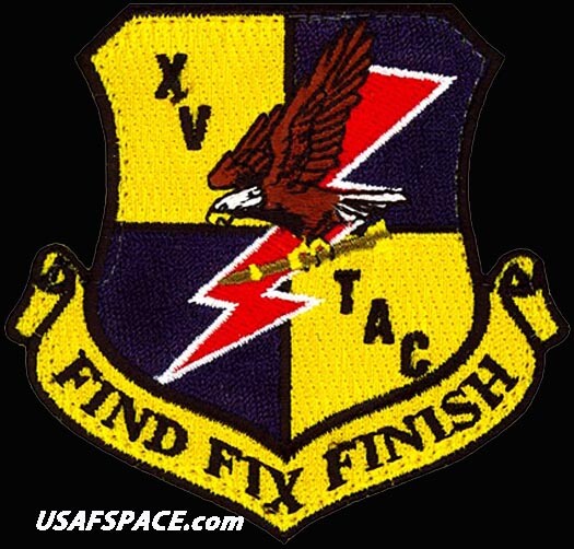 USAF 15TH ATTACK SQ - MQ-9 REAPER UAV -Creech AFB- ORIGINAL HERITAGE VEL PATCH