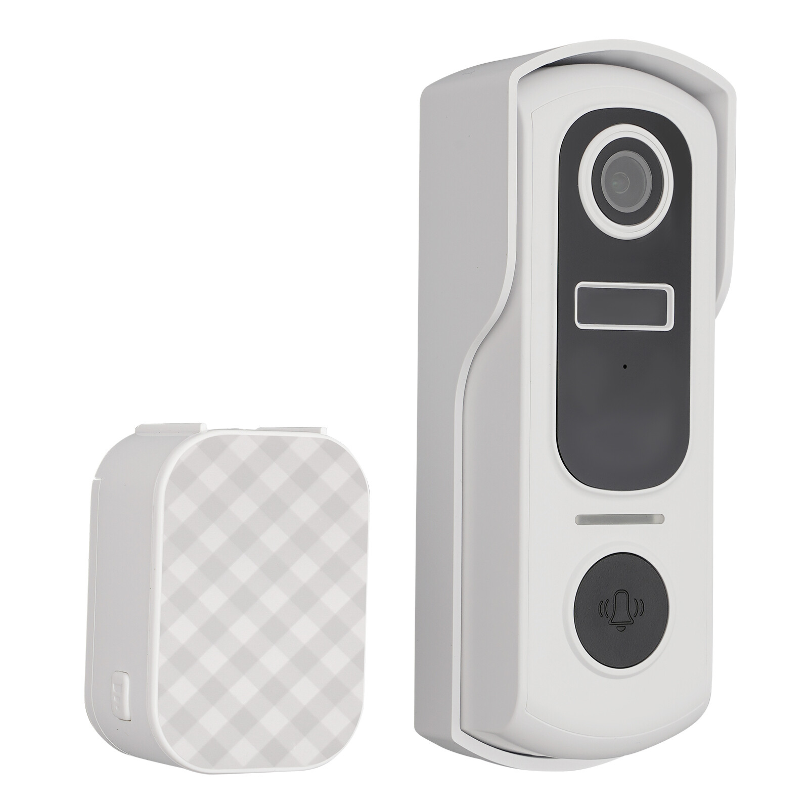 Wireless Doorbell Camera with Chime 2KFHD WiFi Video Doorbell Camera
