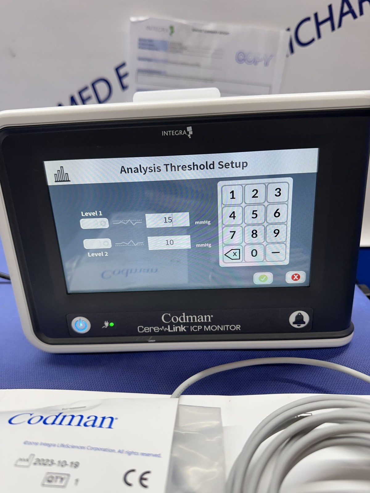 INTEGRA CODMAN CERELINK ICP MONITOR