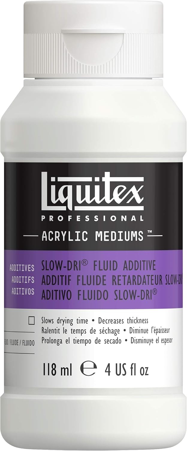 Liquitex Professional Effects 4 Fl Oz (Pack of 1), Slow-Dri Fluid Additive