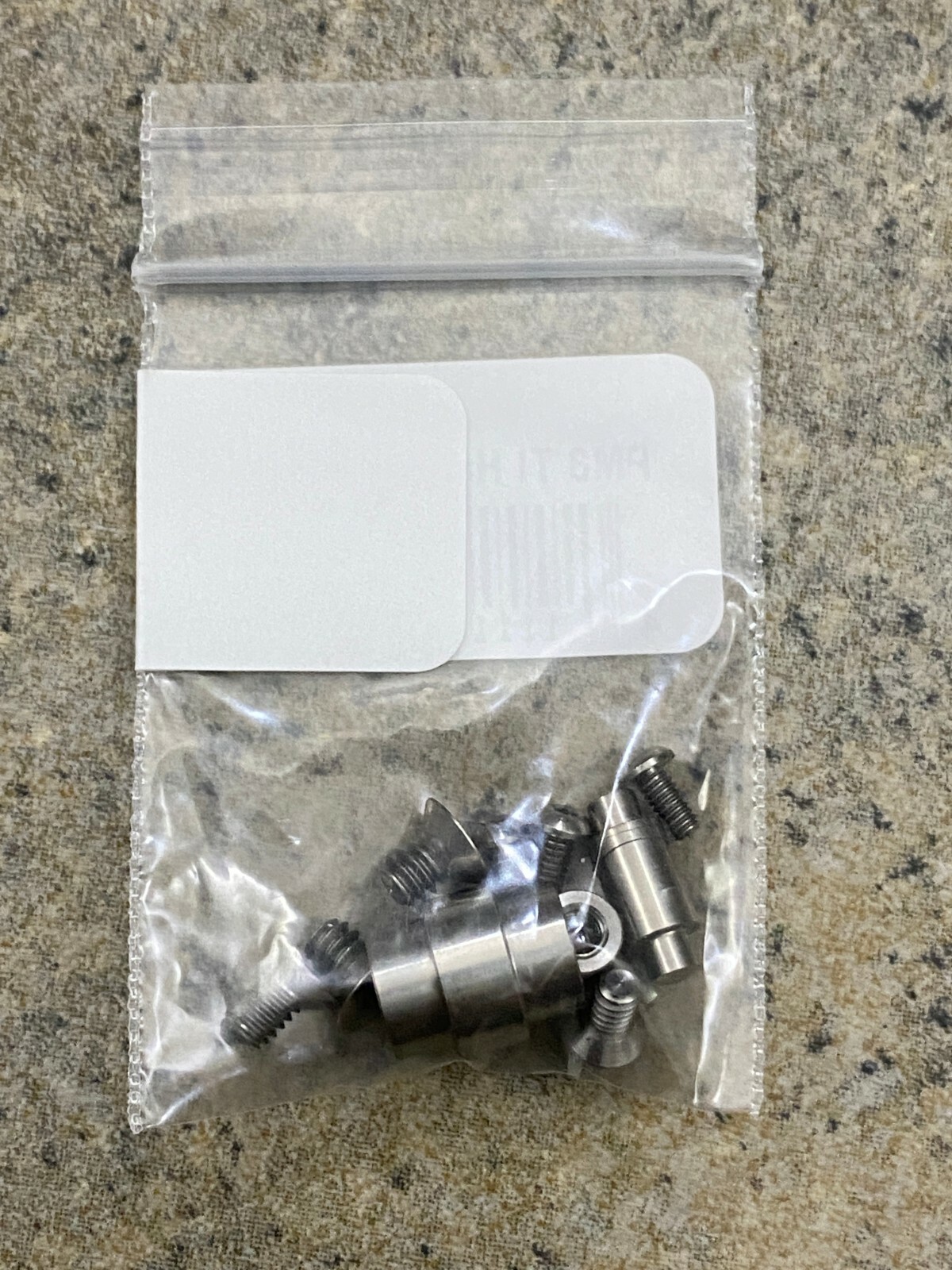 Flytanium Spyderco Paramilitary 3 Hardware Kit FLY602 - Titanium Silver