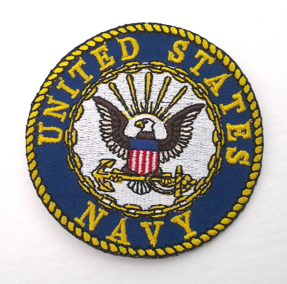 UNITED STATES NAVY (3" Rd) Military Patch PM0004 EE