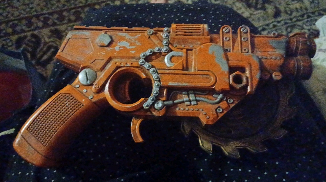 Nerf Deviantart Cosplay Gun, "Fallout", Artisan Made, Preowned