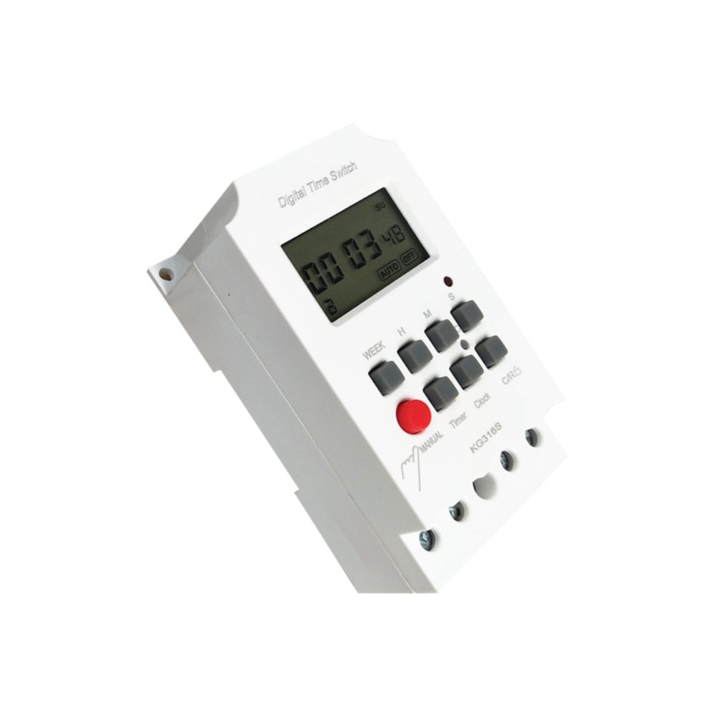 220VAC 25A KG316S Digital 1 Second Timer Automatic Electronic Programmable6525