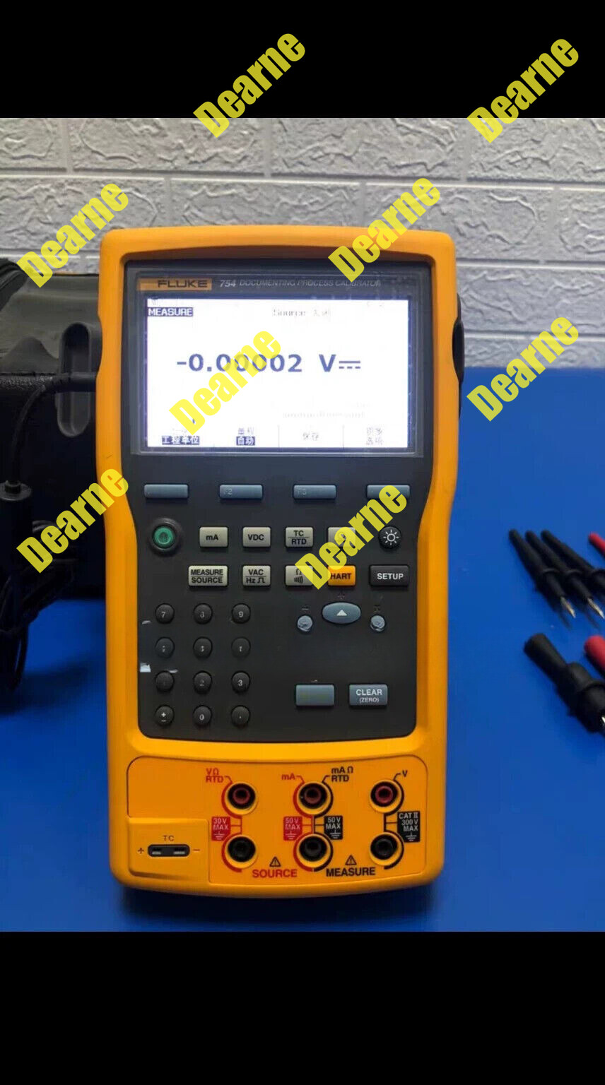 Fluke 754 Documenting Multifunction Process Calibrator HART NIST Calibrated Data