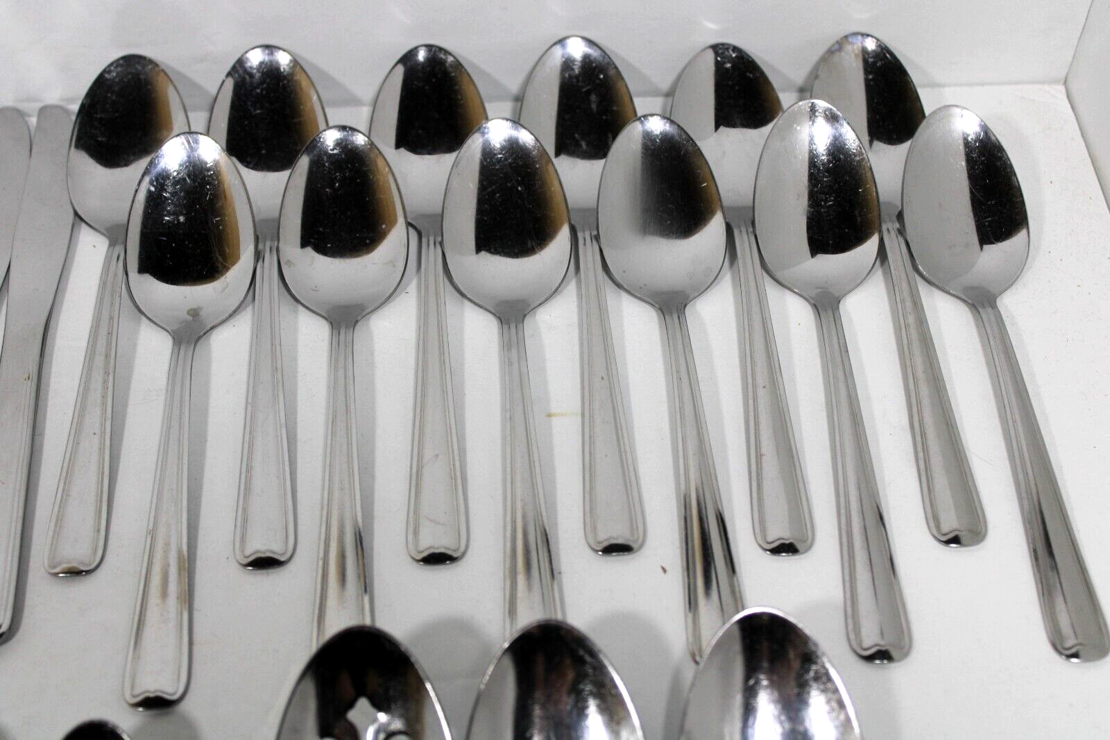 39 Pce. Inox PACIFIC Northland Flatware - Knife, Fork, Spoon, Serving