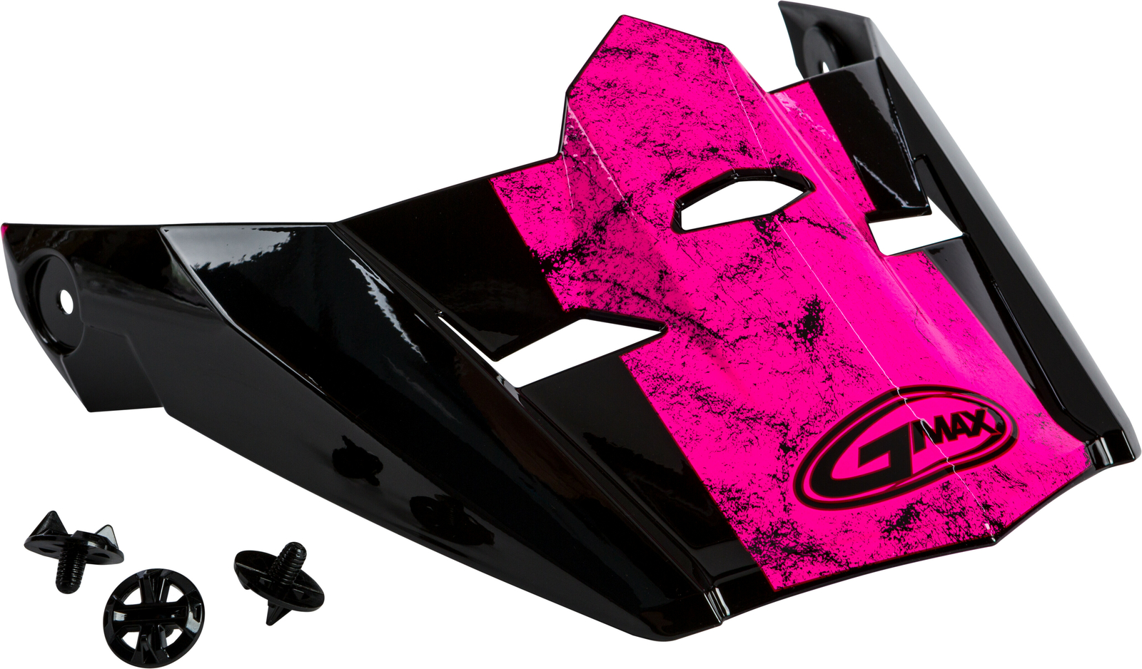 GMAX MX-46 Dominant Visor w/ Screws BLACK/PINK/WHITE XS-SM G046893