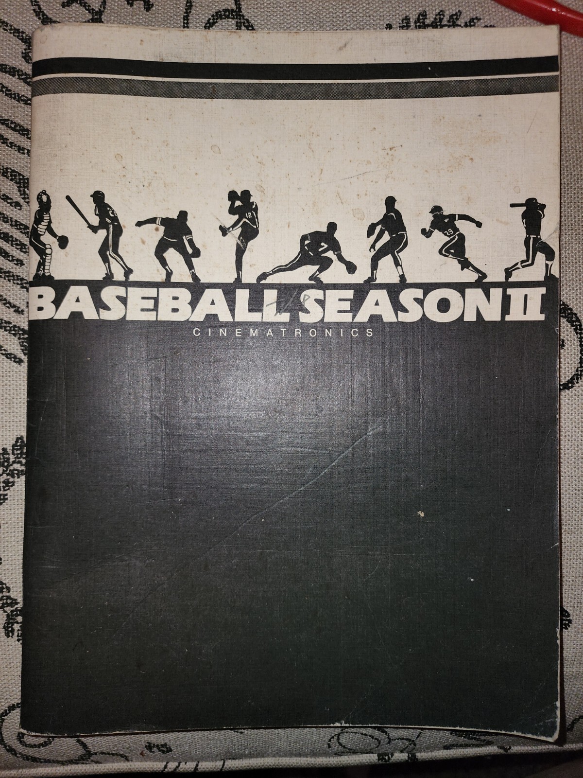 Baseball Season 2 Manual Arcade Cinematronics