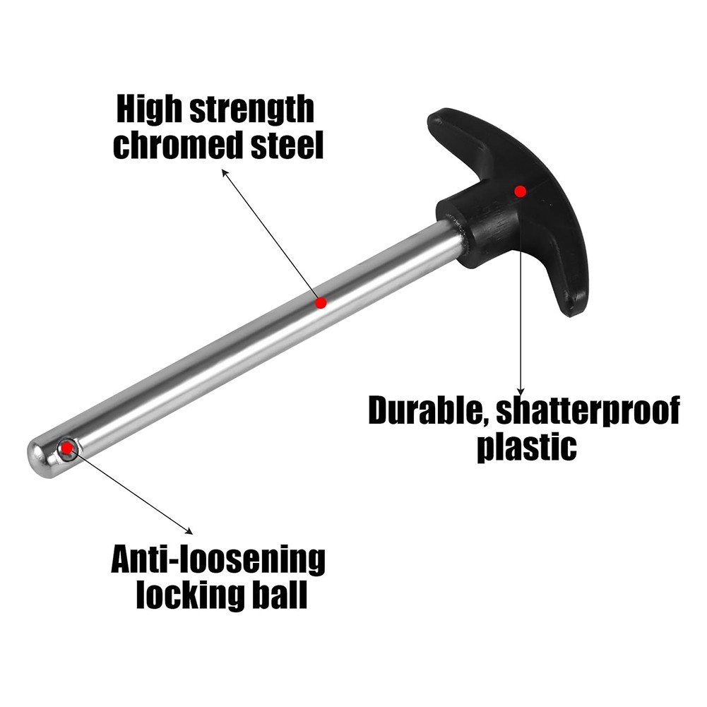 2pcs Weight Stack Pin, Tensile 3/8 Inch Diameter Locking Space Weight6392