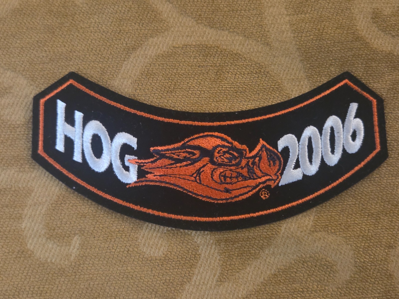 Harley Owners Group H.O.G. 2006 Annual Membership Rocker Patch Embroidered
