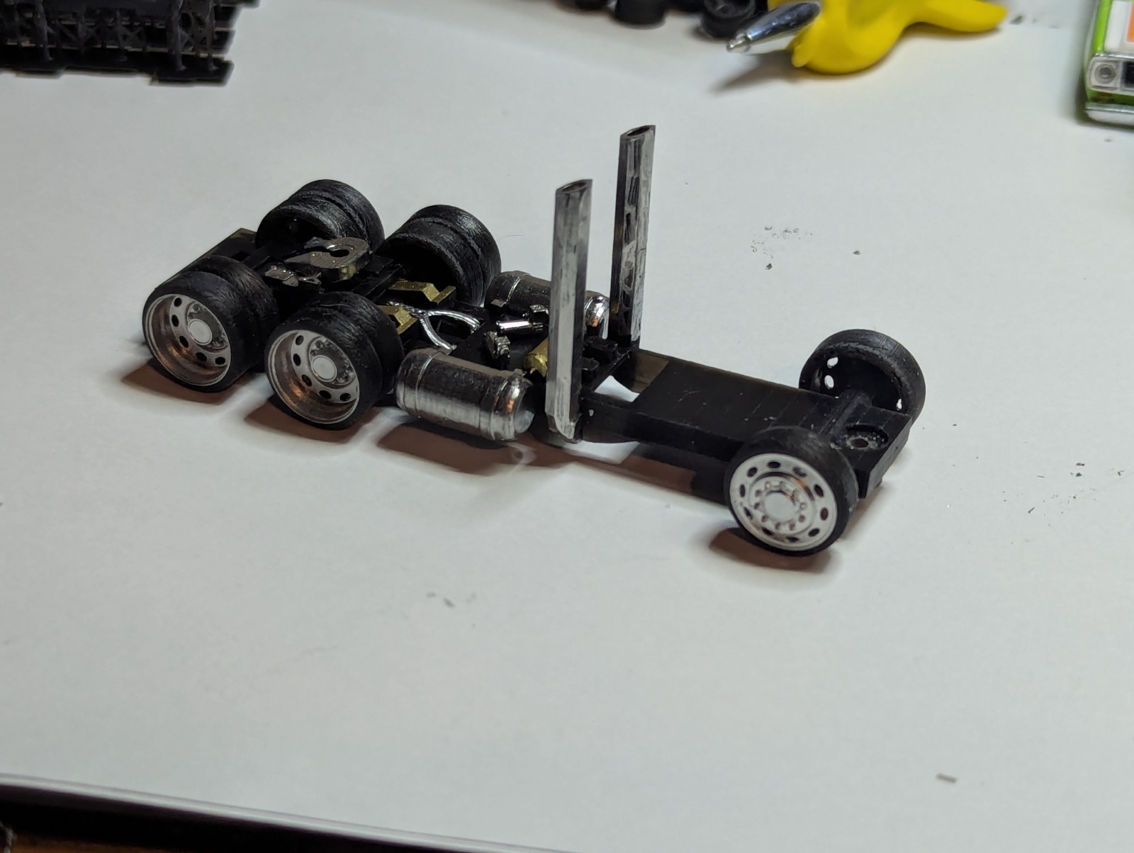 1/64 Scale Custom 3D printed M2 C-60 Tandem Axle Base/Wheels (Updated Version)
