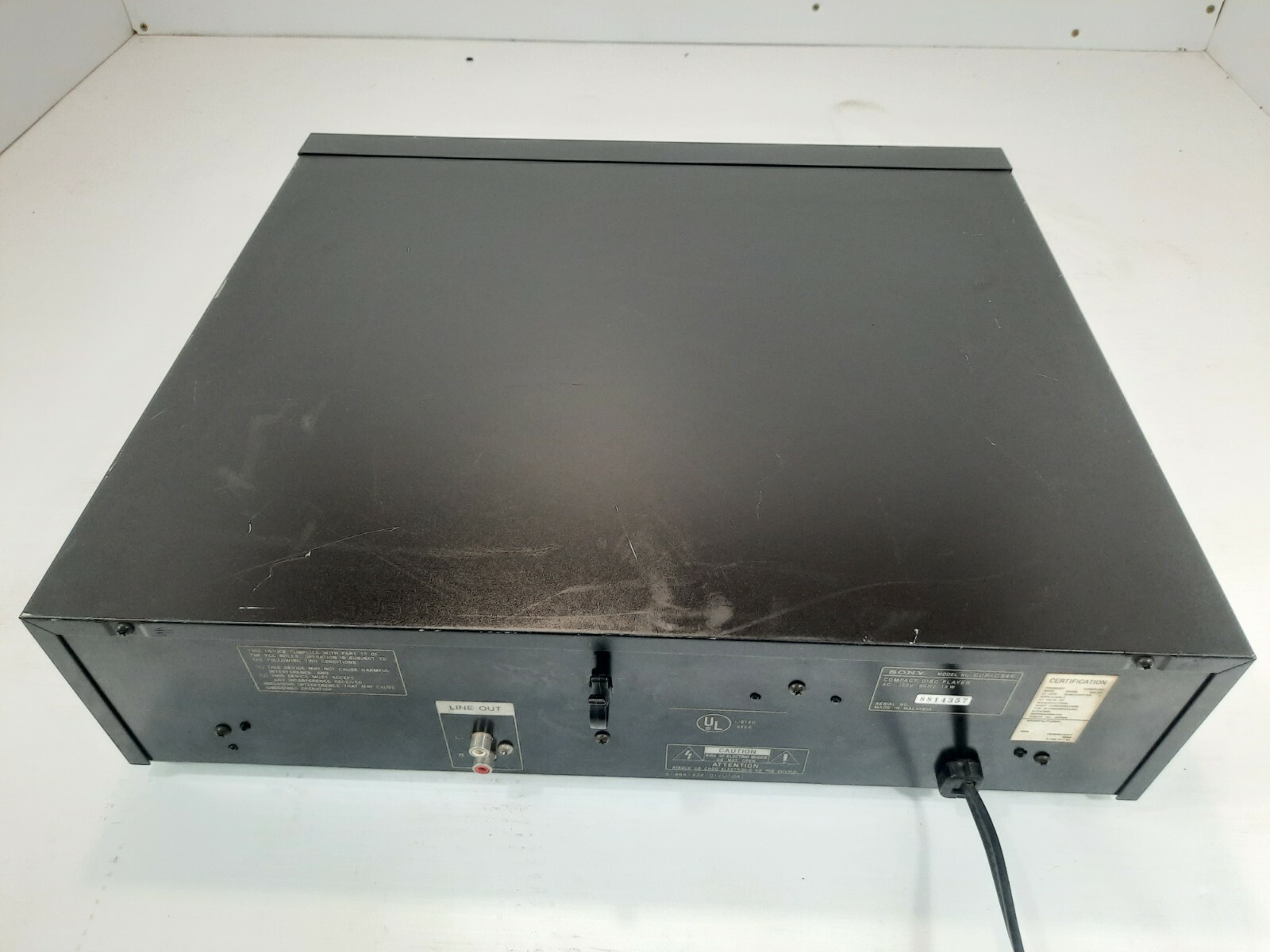 Sony Compact Disc Player CDP-C345 5 DISC CD Changer ■S■Tested Working■S■