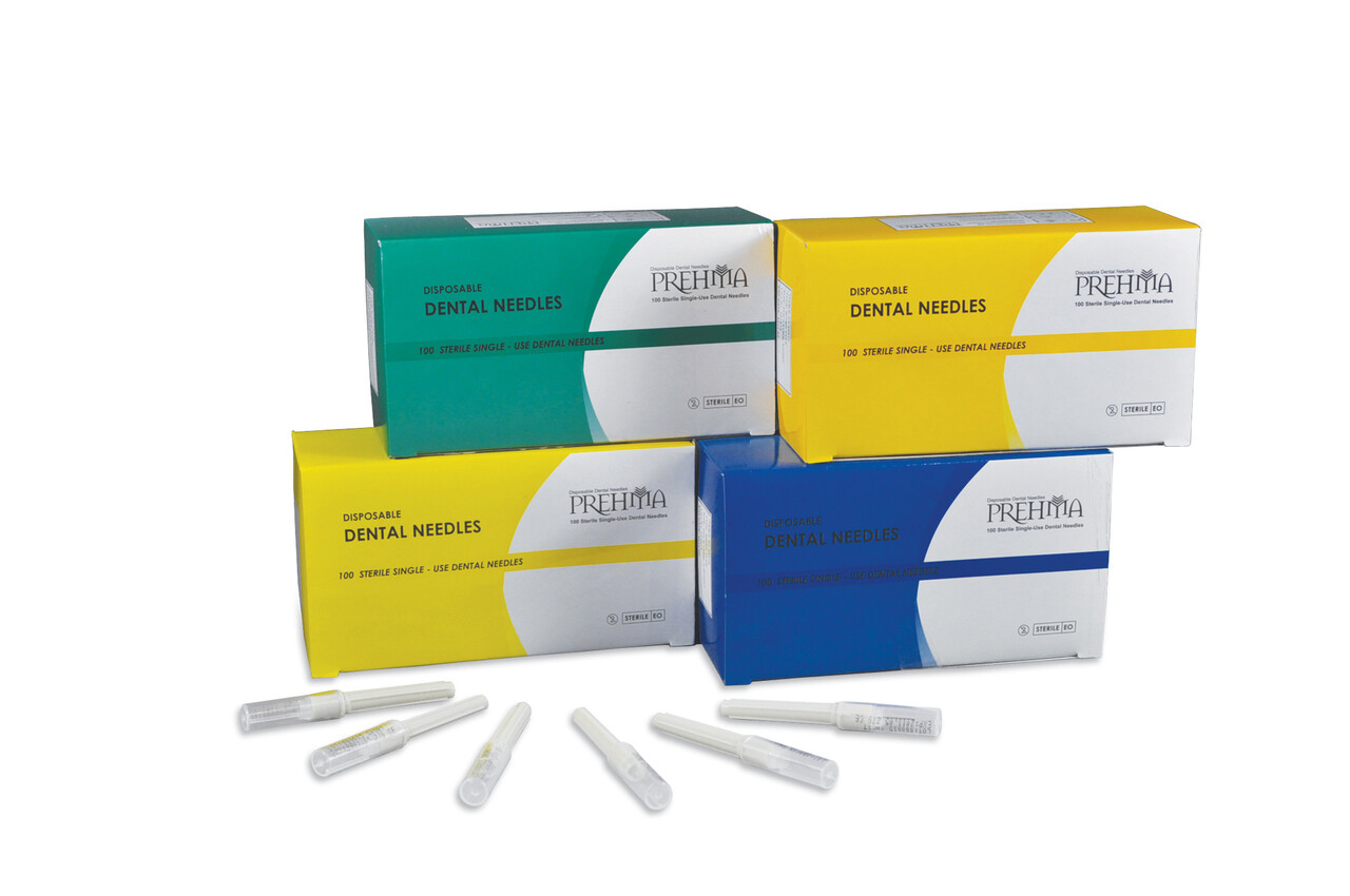 DEEPAK PREHMA DISPOSABLE DENTAL NEEDLE 30 GAUGE SHORT 1" BLUE HUB 100/BOX DENTAL