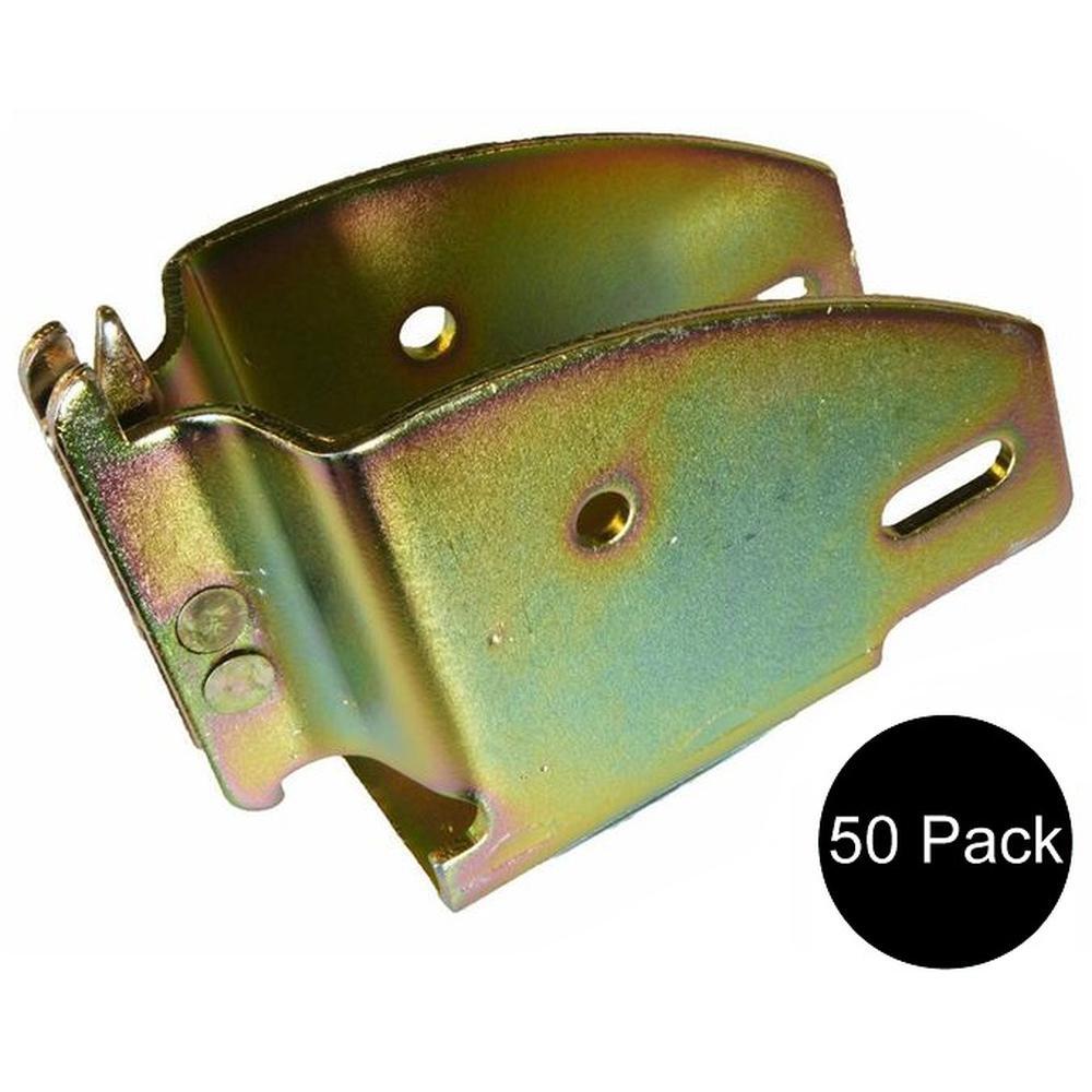 Wood Beam Holder Sockets For Use with 2" X 4" Or 2" X 6" Lumber Pack of 50