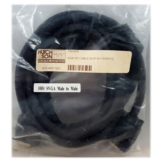 Hutch & Son VGA 10 Cable Male To Male  w/ Ferrite
