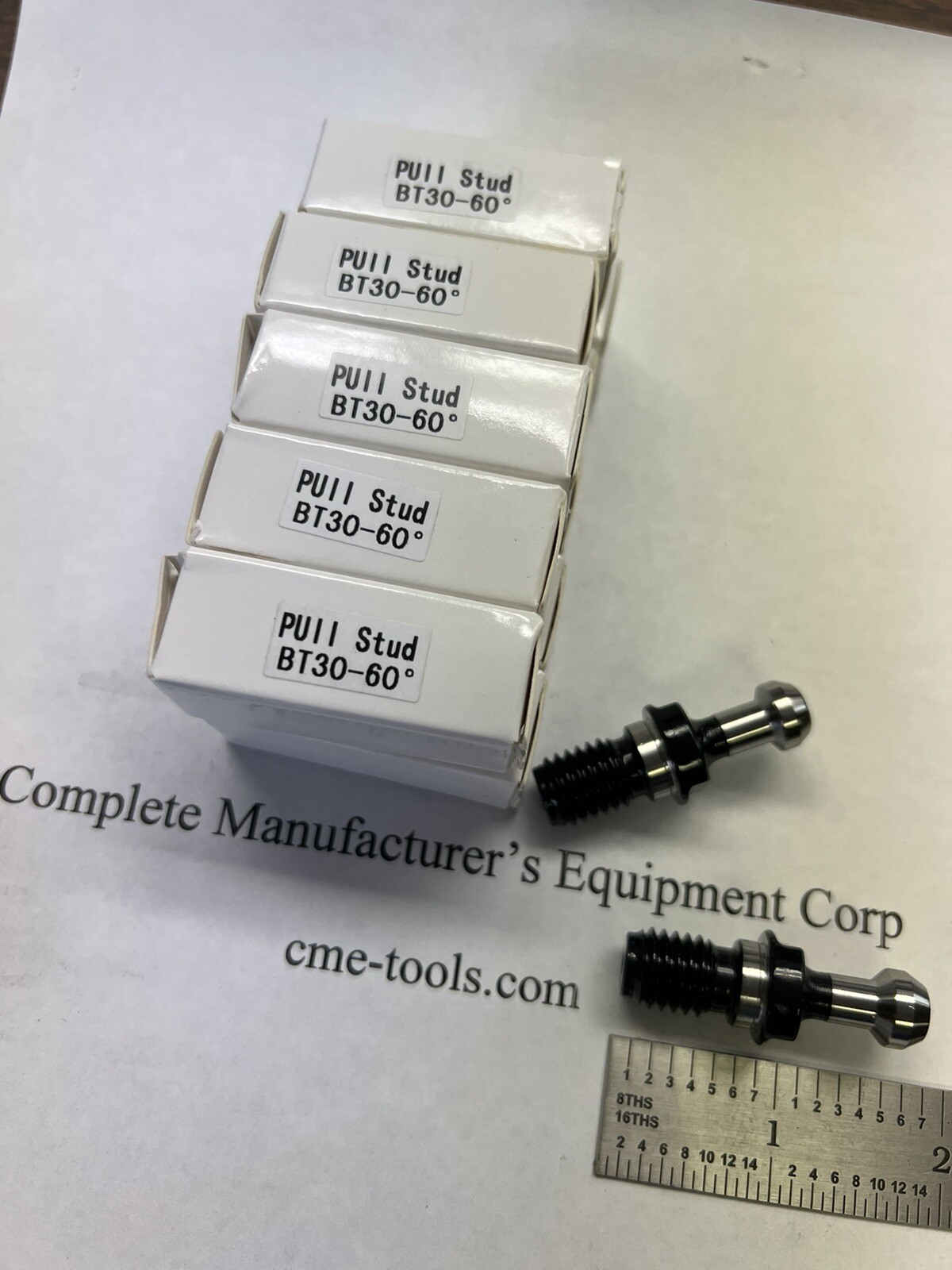 10pcs BT30 Pull Studs RETENTION KNOBS 60 degree M12x1.75 Threads #BT30-KNOB-60