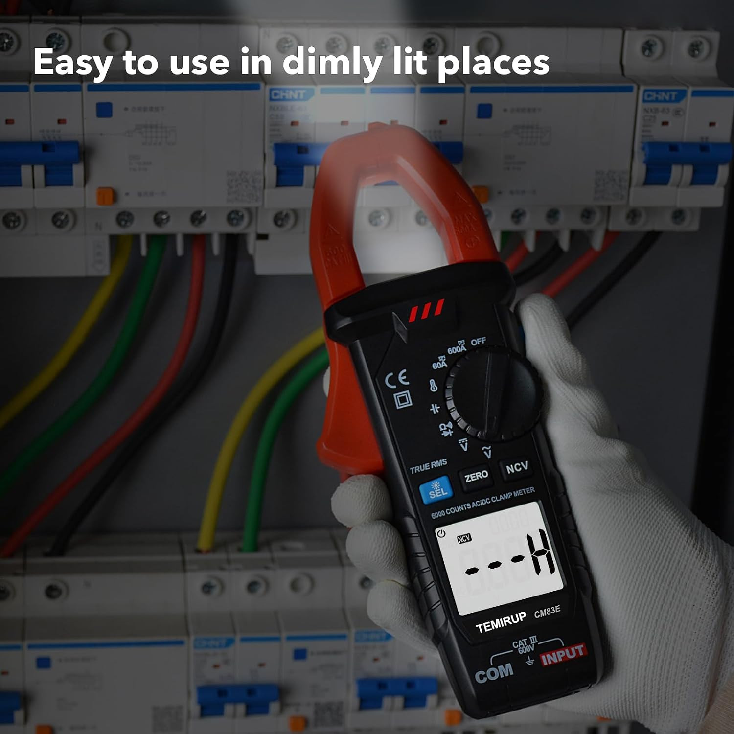 Digital Clamp Meter Multimeter, TRMS 6000 Counts 600A Current Amp Volt Meter, Au