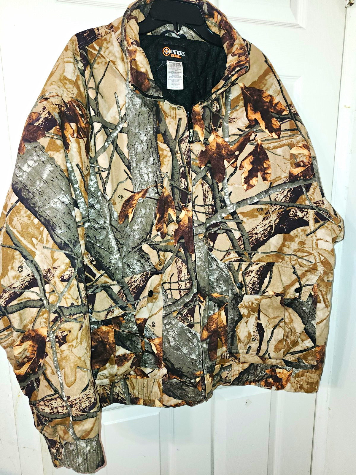 Outfitters Ridge Men's 2XL Camouflage Polyester Full Zip Jacket
