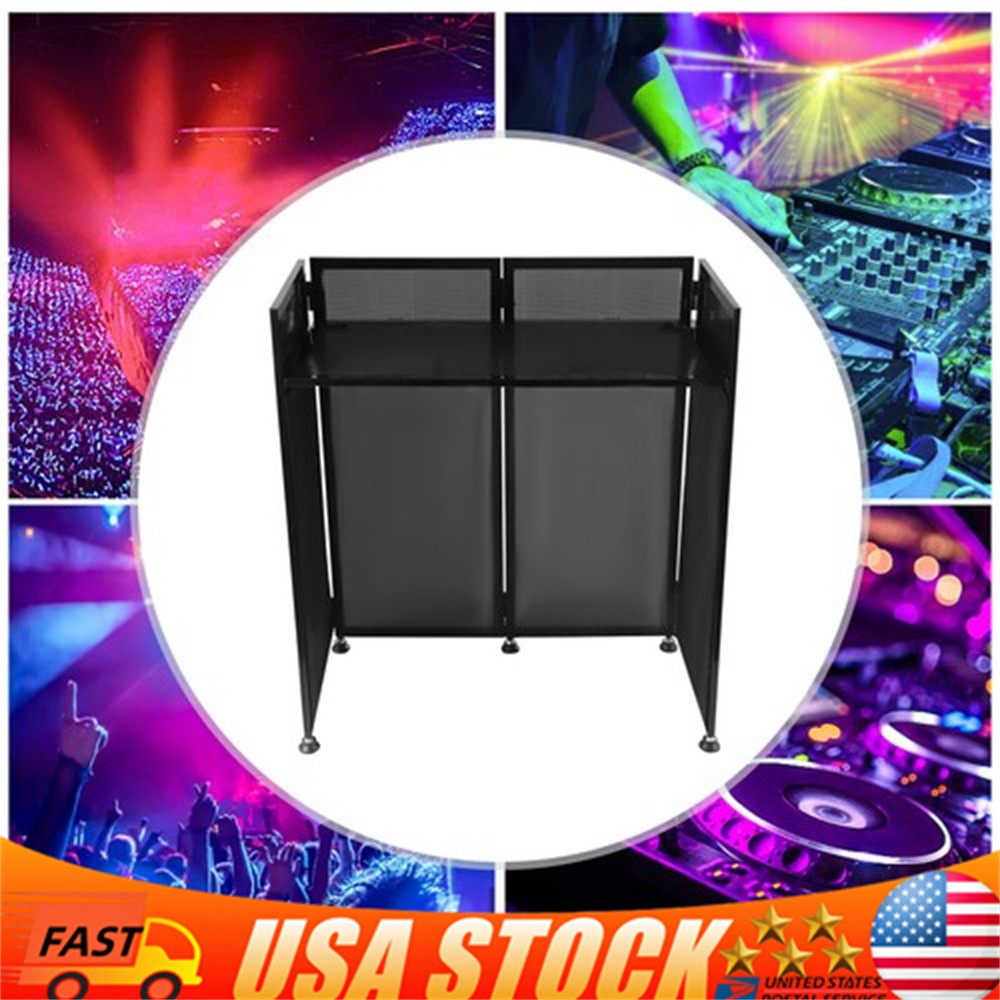 DJ Event Facade Scrim Metal Frame Booth+Travel Bag Case+20" x 40" Flat Table Top