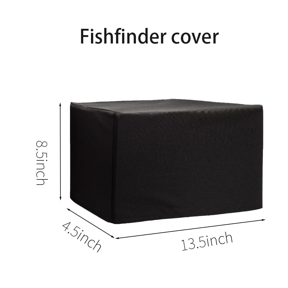 Fishfinder Cover for Lowrance 9 inches Models（Black） black