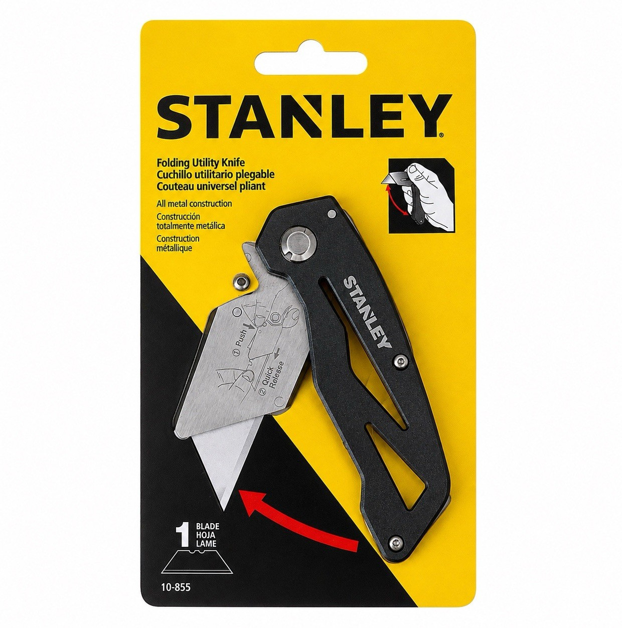 Stanley 10-855 Folding Utility Knife – Brand New