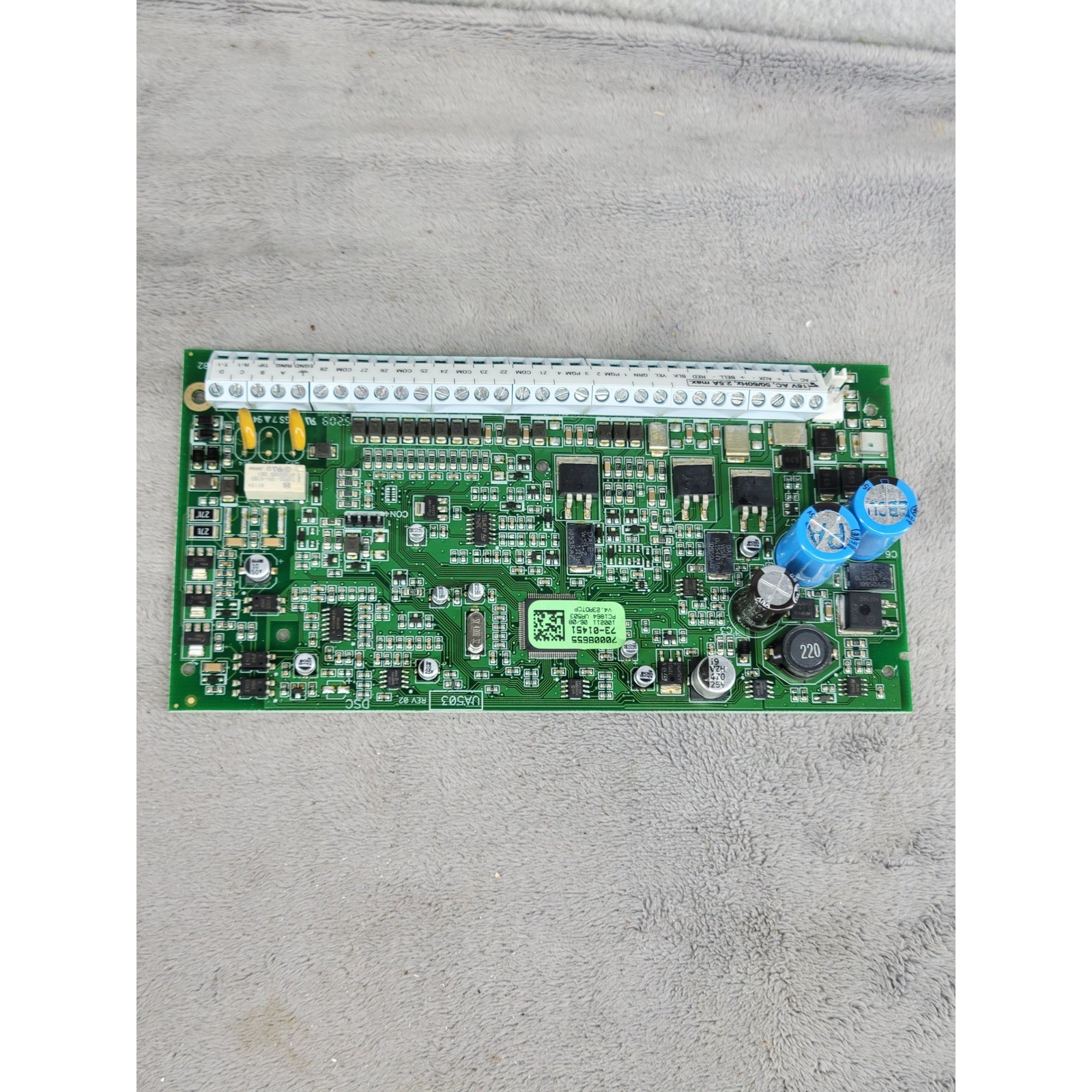 DSC PowerSeries PC1864 UA503 REV 02 Alarm Control Panel Board 73-01451