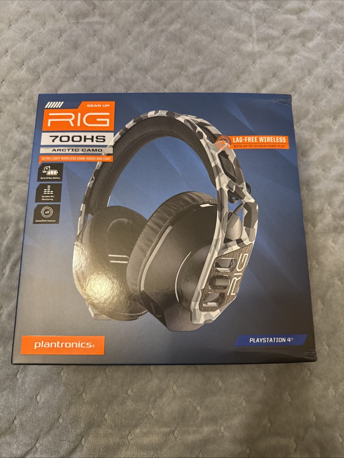 Plantronics RIG 700HS Arctic Camo Gaming Headset Lag Free Wireless PS4 And PS5
