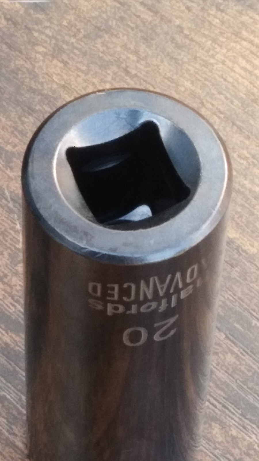 (845) 20mm HALFORDS ADVANCED 1/2 Drive Impact 6 Point Deep Socket