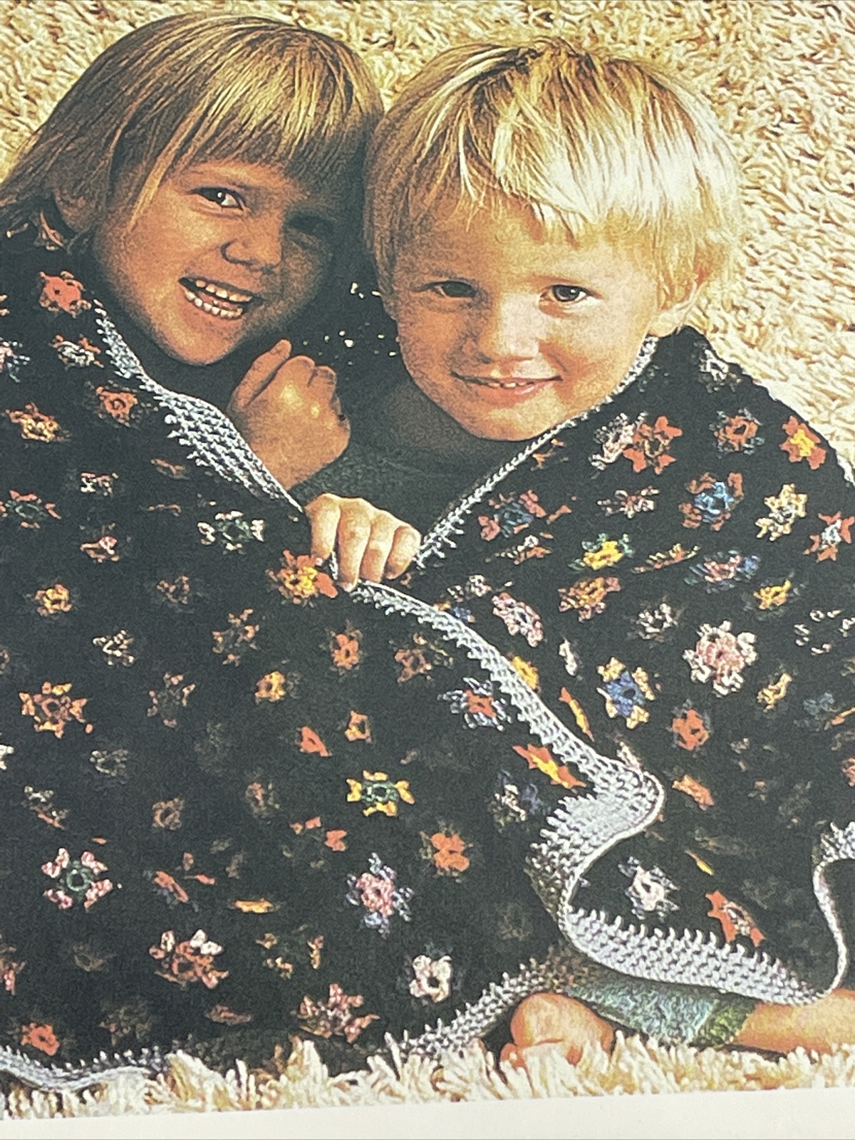 Marshall Cavendish Childs Multi Colored Afghan Crochet Pattern