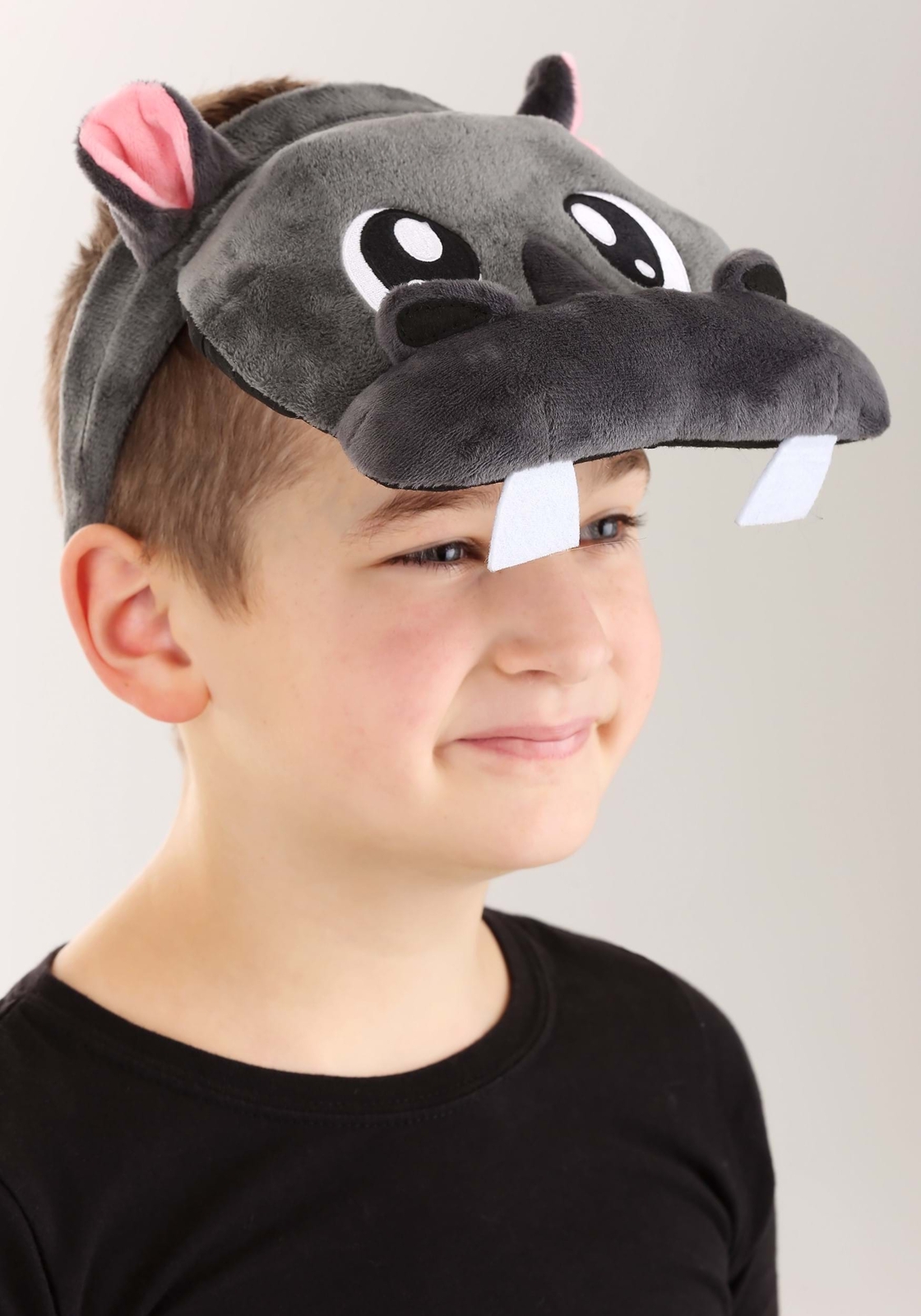 Hippo Headband Plush