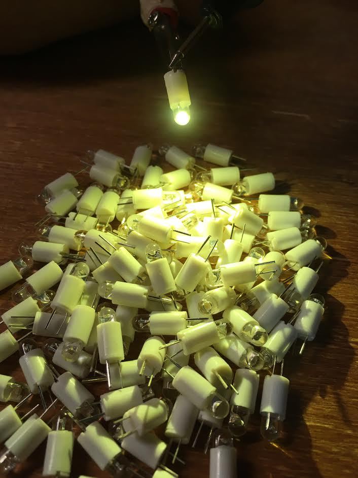 (10)LED Bi-Pin 8V-20mA-DIAL/AM-FM/120 2250B 2265 2275 2285 2235 2230 Marantz 150