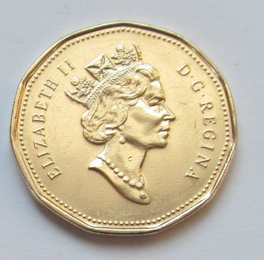 1990 CANADA 1 DOLLAR LOONIE - combined shipping