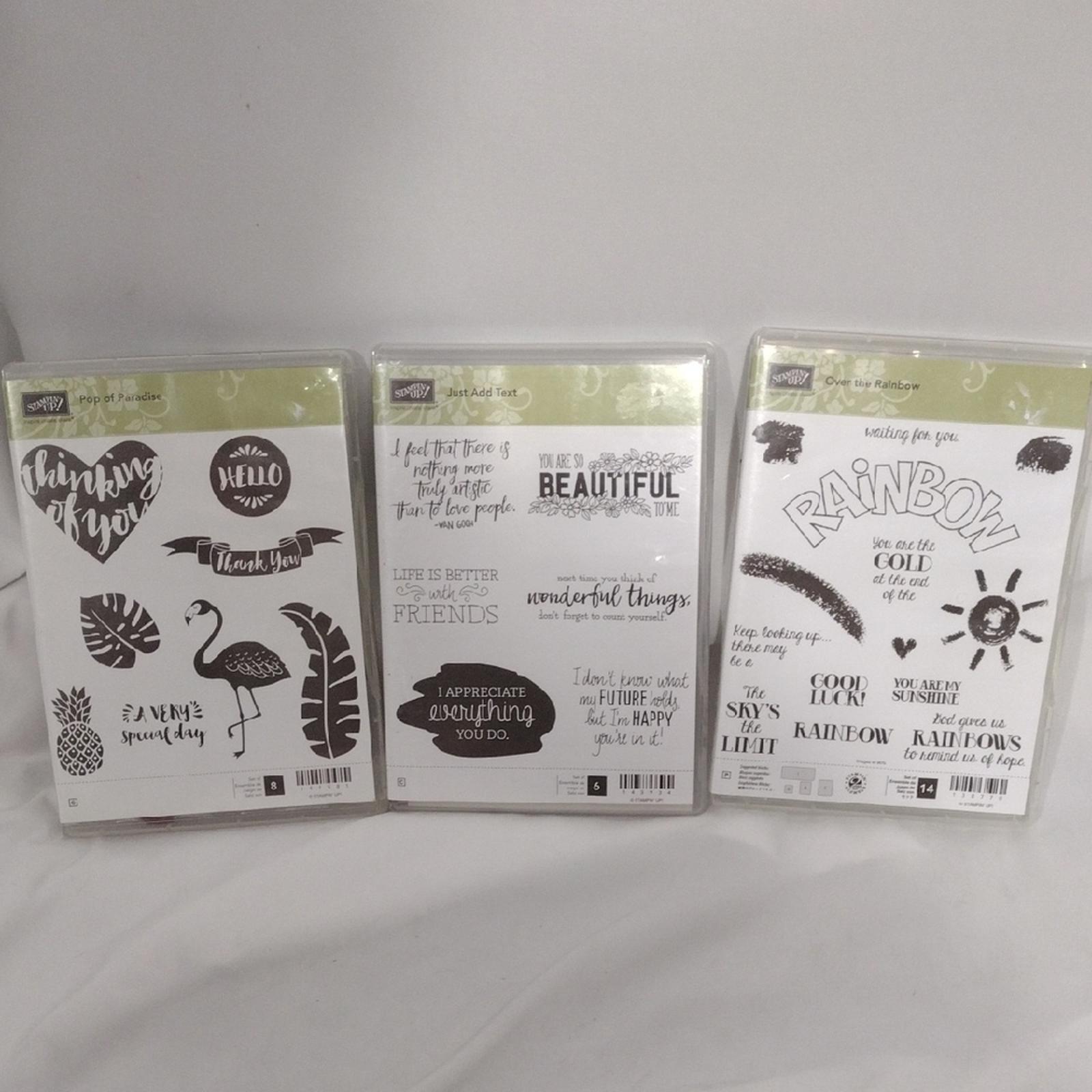 Stampin Up! Bundle Of 3 Stamp Sets