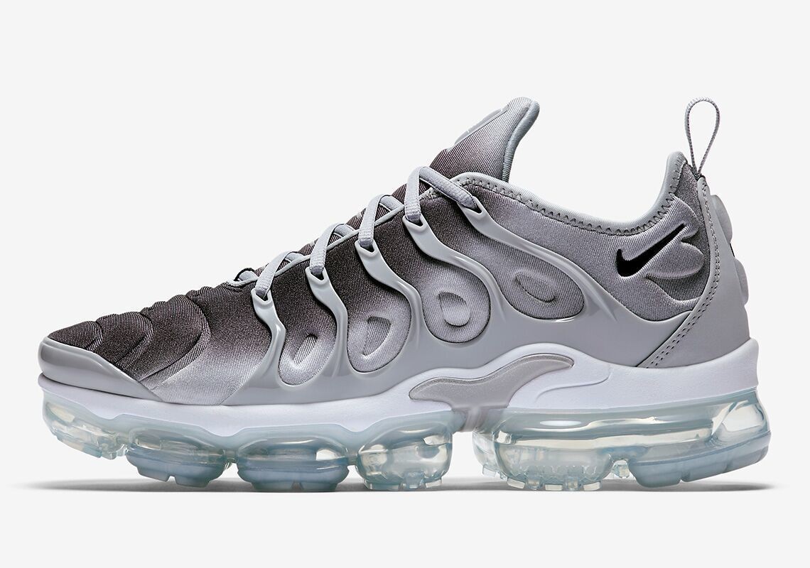Nike Air VaporMax Plus Wolf Grey Silver Gradient 924453-007 Men's Size⭐